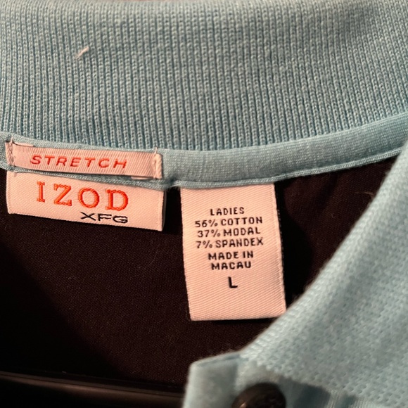 IZOD, black and blue top - Picture 2 of 3